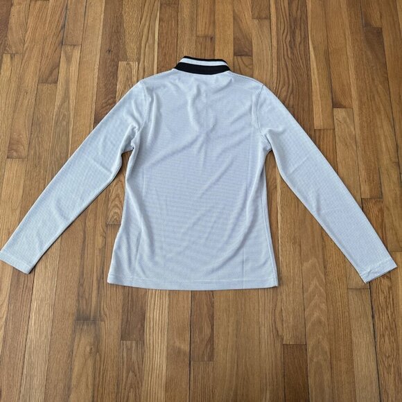 Golfino Performance Golf Shirt Women's Long Sleeve Quarter Zip Size 6 - Picture 6 of 6